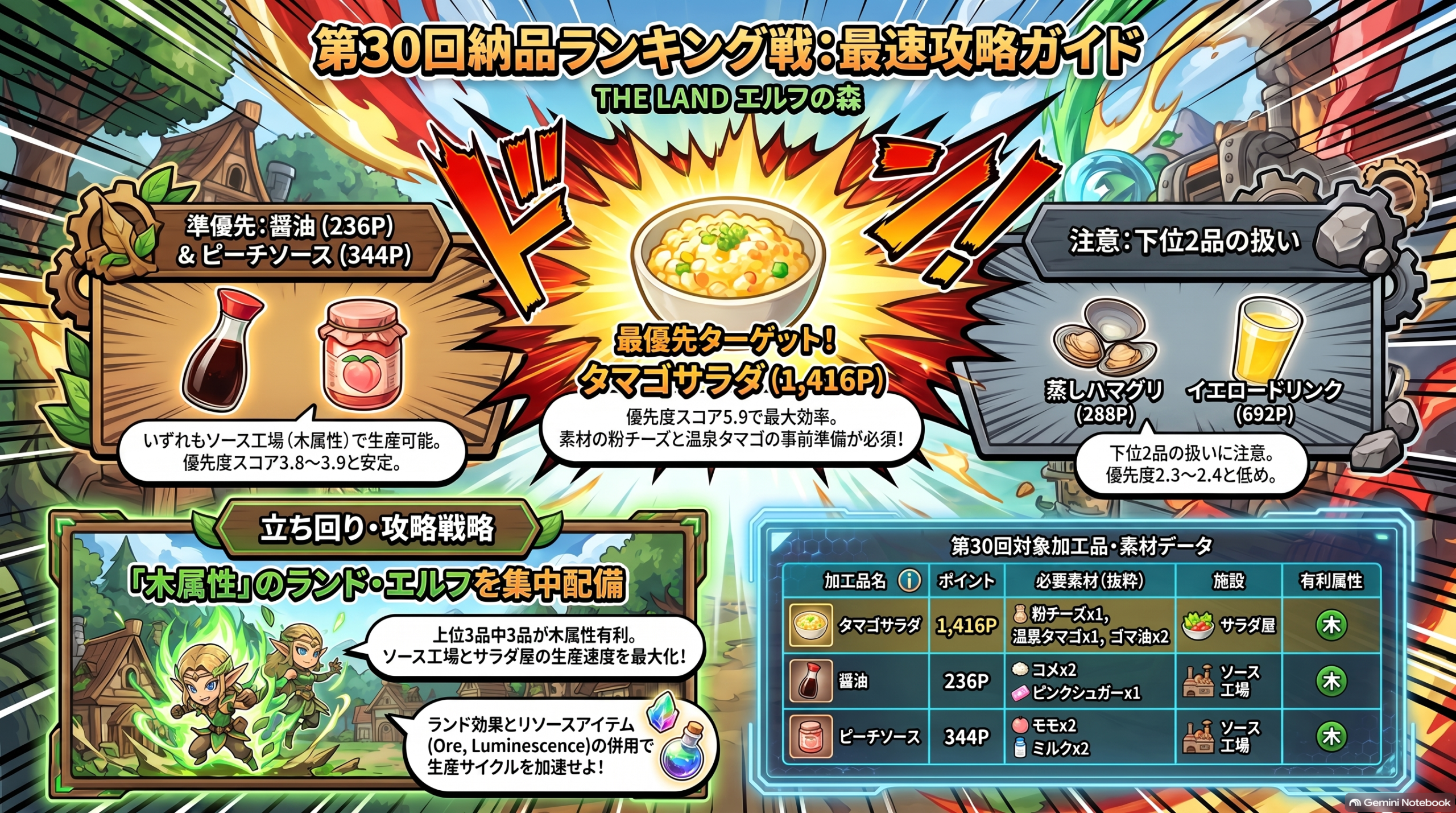 第30回　納品ランキング戦（スターカップ）　攻略ダッシュボード